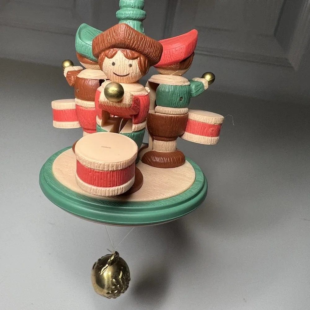 Hallmark Country Treasures‎ Collection Little Drummers 1986 Christmas Ornament